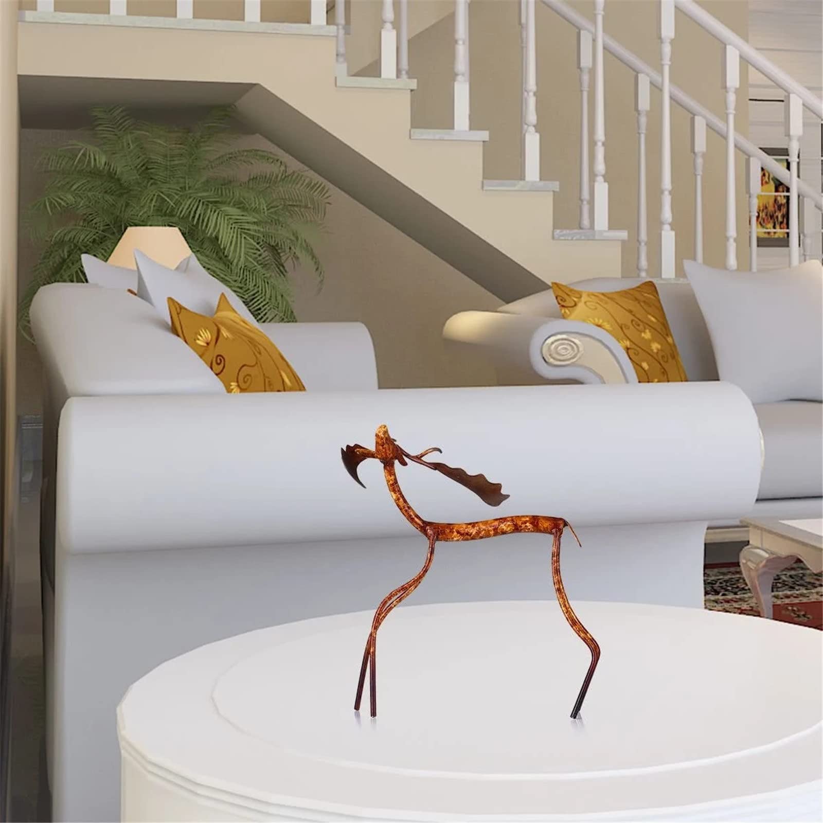 彫刻　金属　置き物　インテリア 彫刻金属置き物インテリア